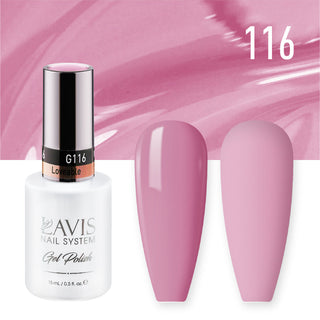LAVIS 116 Loveable - Gel Polish & Matching Nail Lacquer Duo Set - 0.5oz