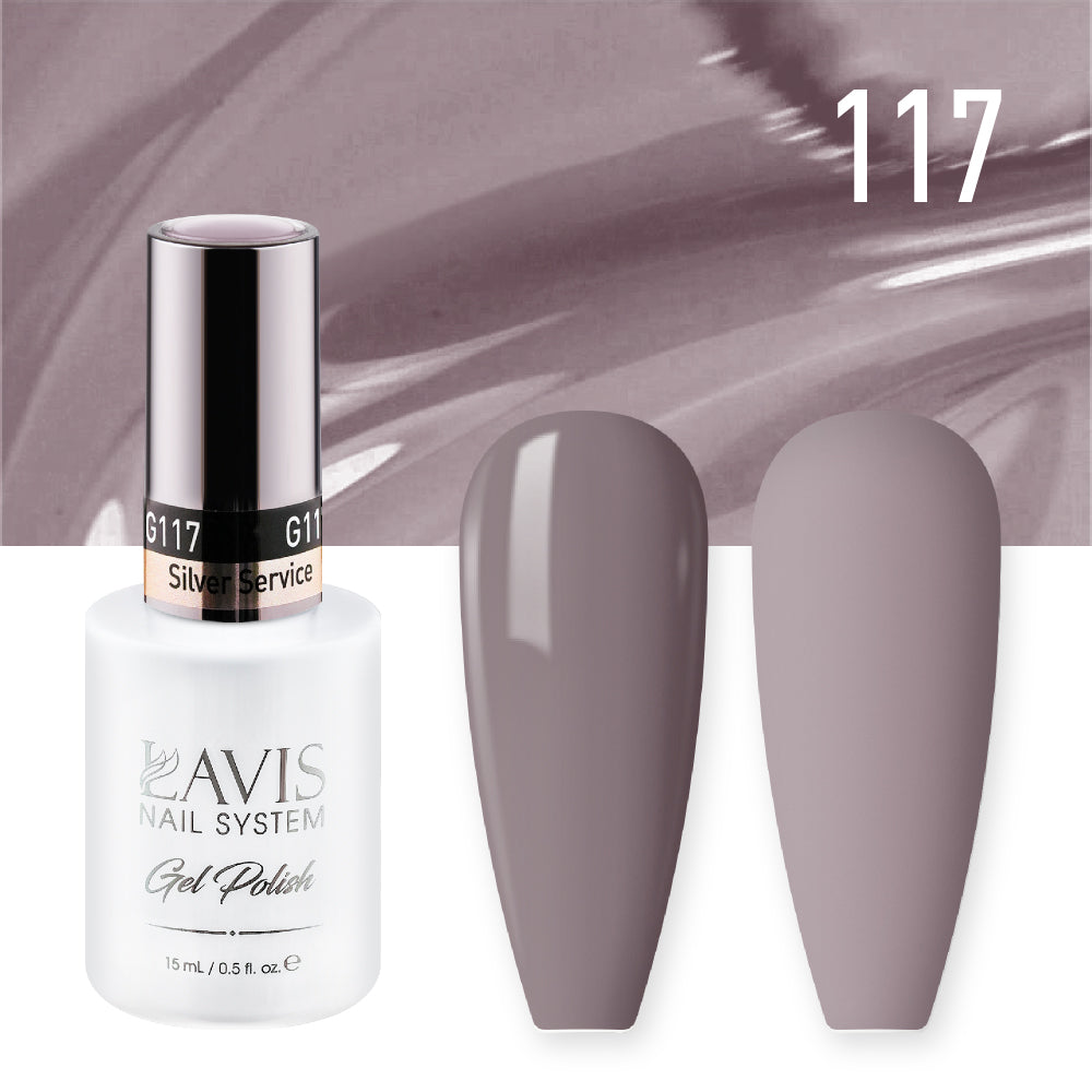 LAVIS 117 Silver Service - Gel Polish 0.5oz