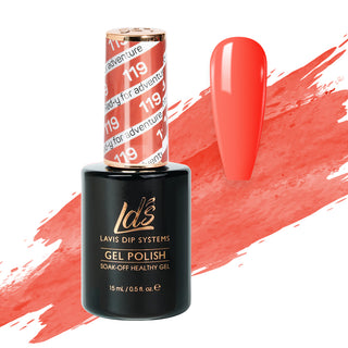 LDS 119 Red-Y For Adventure - LDS Gel Polish 0.5oz