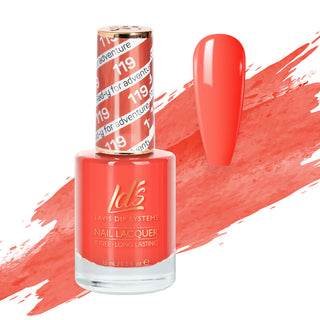 LDS 119 Red-Y For Adventure - LDS Nail Lacquer 0.5oz