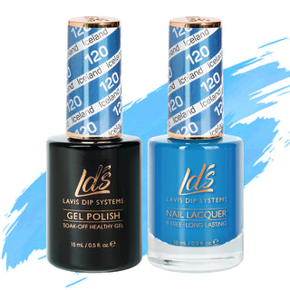 LDS 120 Iceland - LDS Gel Polish & Matching Nail Lacquer Duo Set - 0.5oz