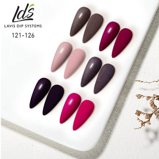 LDS Nail Lacquer Set (6 colors): 121 to 126