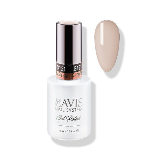 LAVIS 121 Simplify Beige - Gel Polish 0.5oz