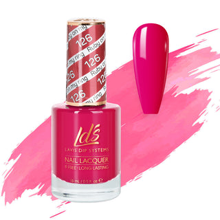 LDS 126 Ruby On My Ring - LDS Nail Lacquer 0.5oz
