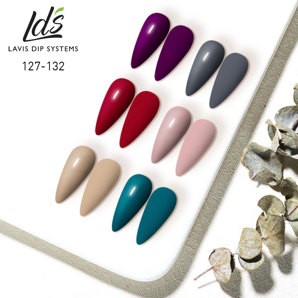 LDS Nail Lacquer Set (6 colors): 127 to 132
