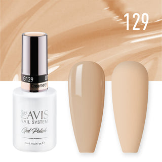 LAVIS 129 Creamery - Gel Polish & Matching Nail Lacquer Duo Set - 0.5oz