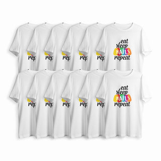 12 T-shirts - Random color
