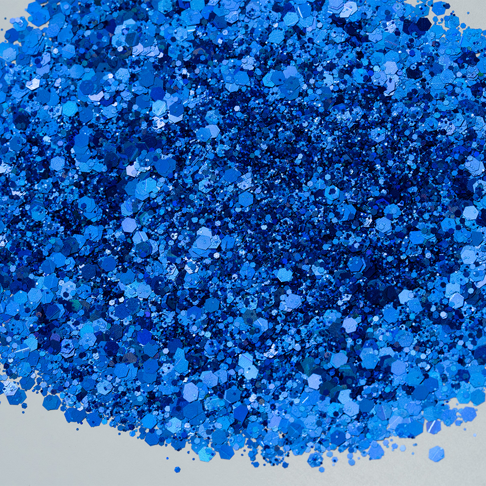 LDS Holographic Chunky Glitter Nail Art - DCG12 0.5 oz