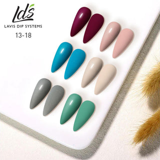 LDS Nail Lacquer Set (6 colors): 013 to 018