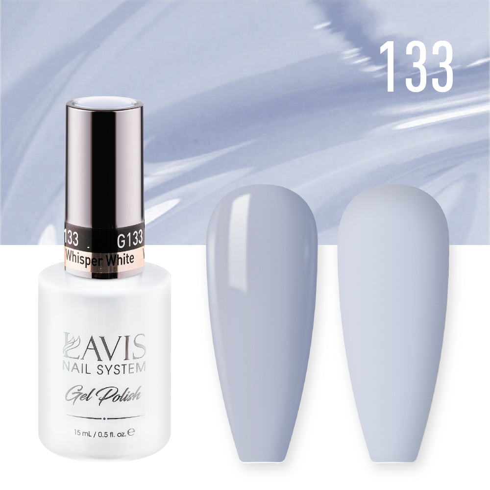 LAVIS 133 Whisper White - Gel Polish 0.5oz