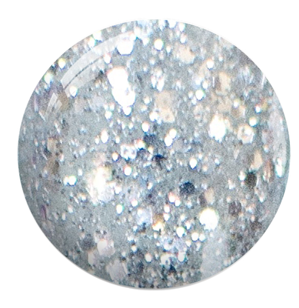 Gelixir Acrylic & Powder Dip Nails 136 - Silver Glitter Colors