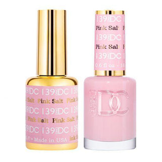  DND DC Gel Nail Polish Duo - 139 Pink Colors - Pink Salt