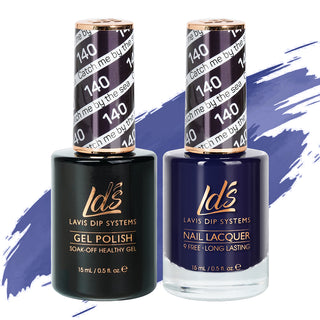 LDS 140 Catch Me By The Sea - LDS Gel Polish & Matching Nail Lacquer Duo Set - 0.5oz