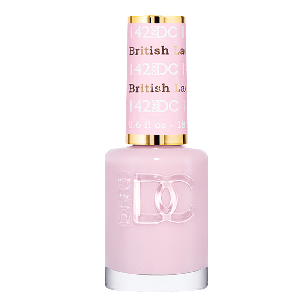 DND DC Nail Lacquer - 142 Pink Colors - British Lady