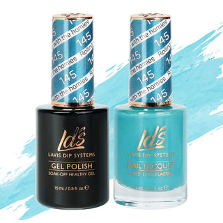 LDS 145 Rolling With The Homies - LDS Gel Polish & Matching Nail Lacquer Duo Set - 0.5oz