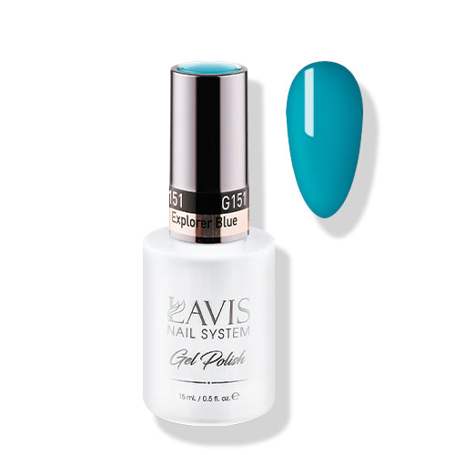 LAVIS 151 Explorer Blue - Gel Polish 0.5oz