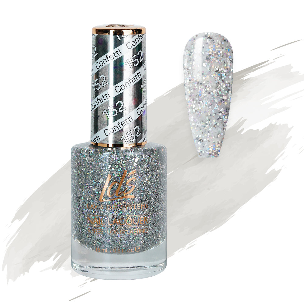 LDS 152 Confetti - LDS Nail Lacquer 0.5oz