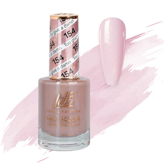 LDS 154 Too Glam To Give A Damn - LDS Nail Lacquer 0.5oz