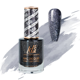 LDS 158 Starry, Starry Night - LDS Nail Lacquer 0.5oz