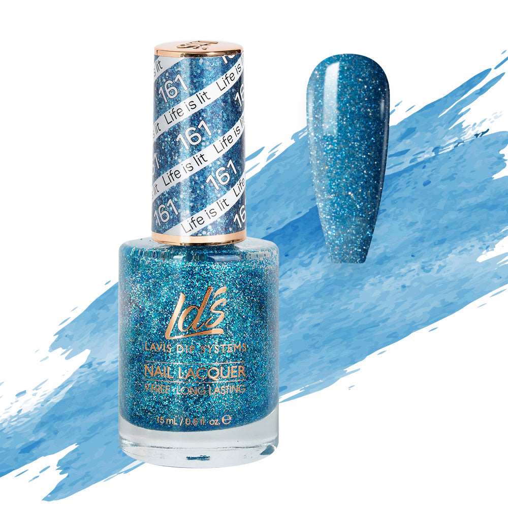 LDS 161 Life Is Lit - LDS Nail Lacquer 0.5oz