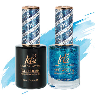 LDS 170 Young Attitude - LDS Gel Polish & Matching Nail Lacquer Duo Set - 0.5oz
