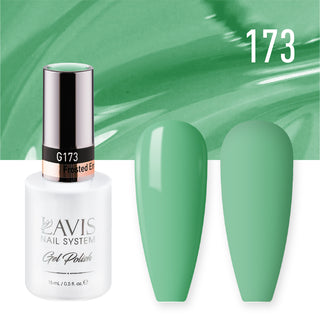 LAVIS 173 Frosted Emerald - Nail Lacquer 0.5 oz