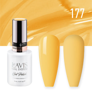 LAVIS 177 Goldfinch - Gel Polish & Matching Nail Lacquer Duo Set - 0.5oz