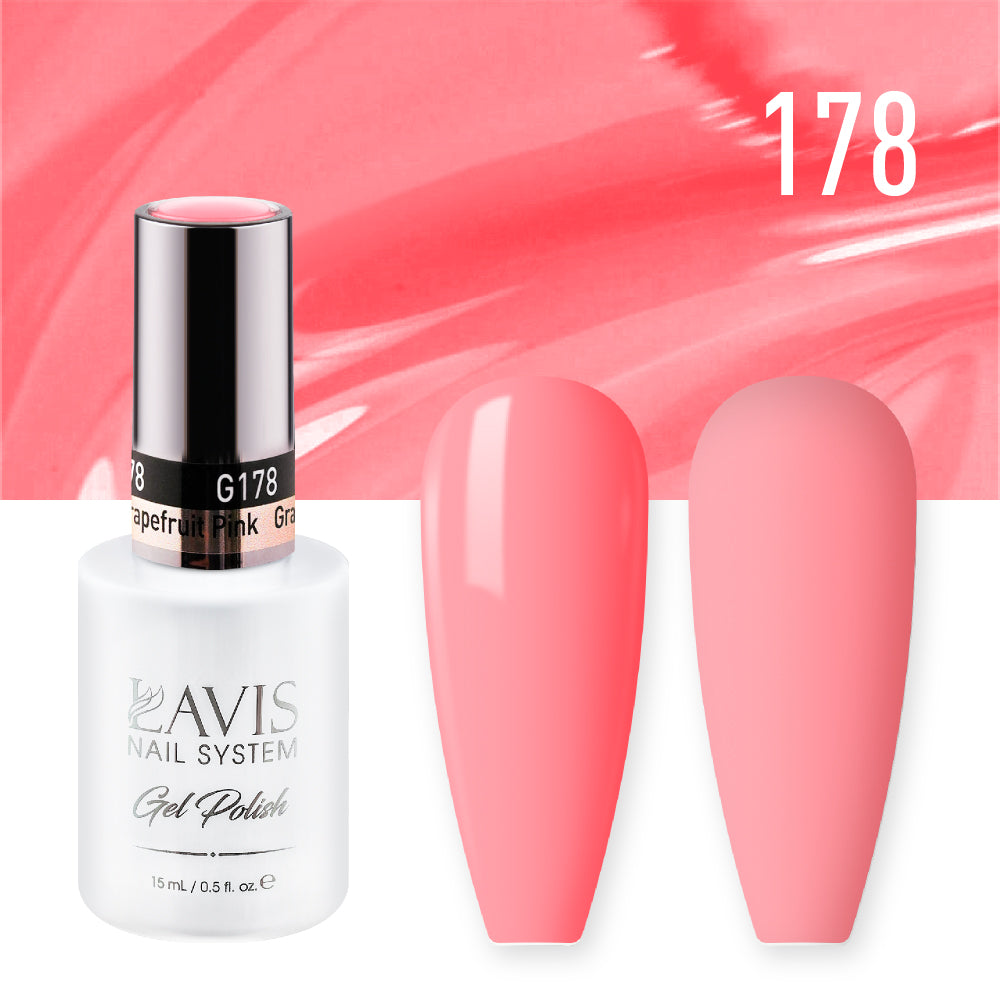 LAVIS 178 Grapefruit Pink - Gel Polish 0.5oz