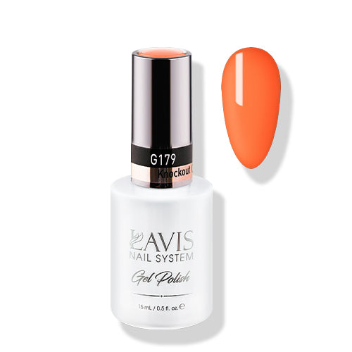 LAVIS 179 Knockout Orange - Gel Polish 0.5oz