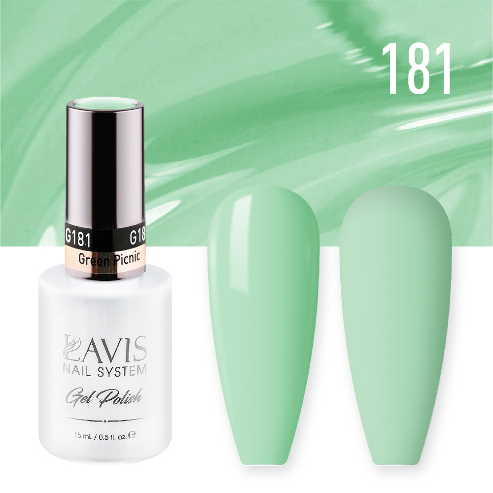 LAVIS 181 Green Picnic - Gel Polish 0.5oz