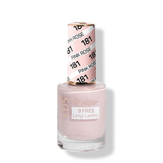 LDS 181 Pink Rose - LDS Nail Lacquer 0.5oz
