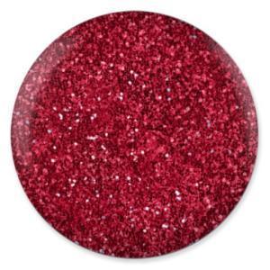 DND DC Gel Polish 184 - Glitter, Red Colors - Ultra Red