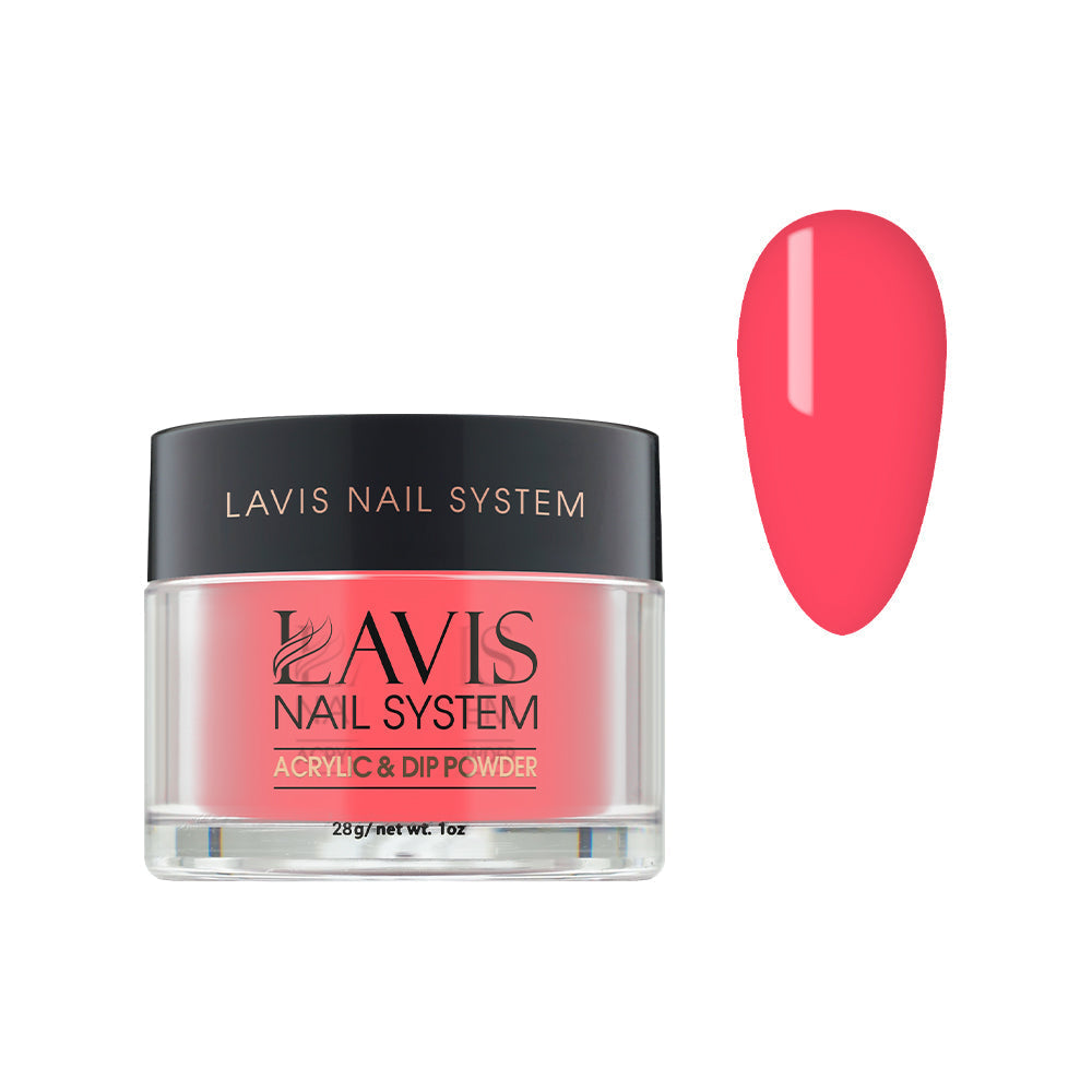 LAVIS 186 Hot Coral - Acrylic & Dip Powder 1oz