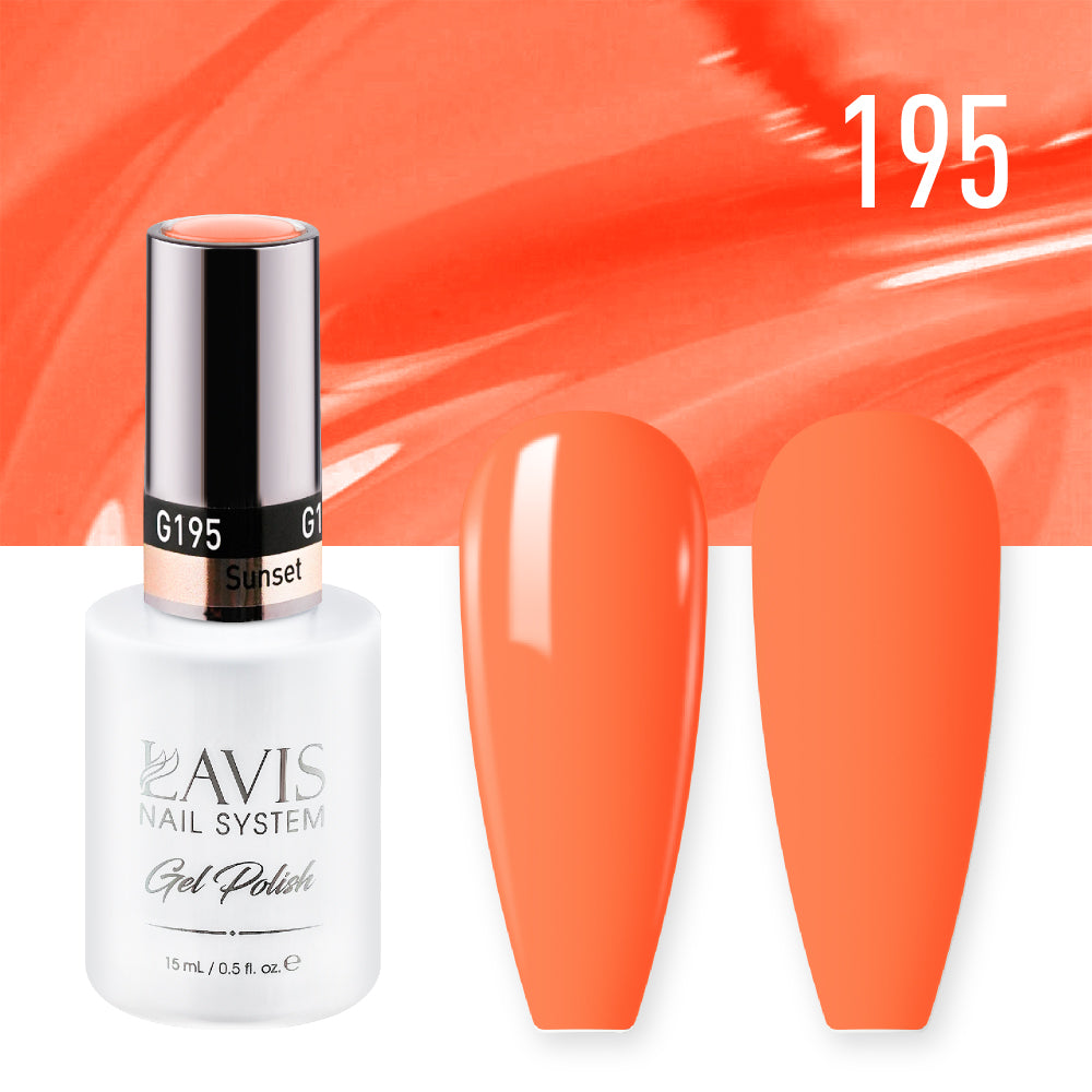 LAVIS 195 Sunset - Gel Polish 0.5oz