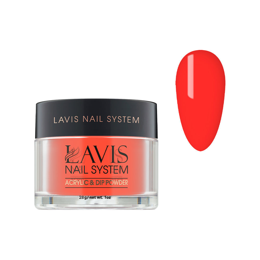 LAVIS 198 Red Coral - Acrylic & Dip Powder 1oz
