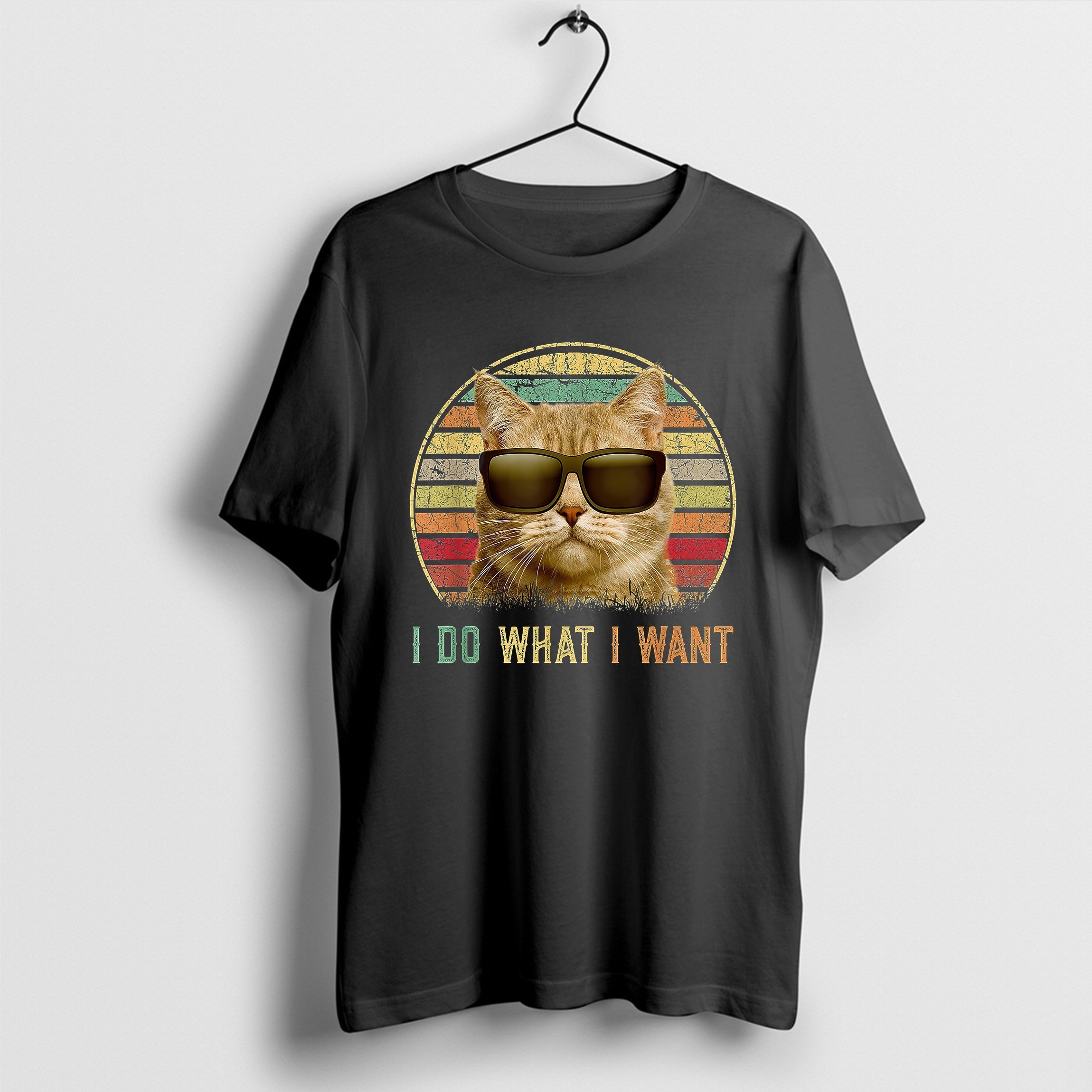 Vintage cat cheap t shirt