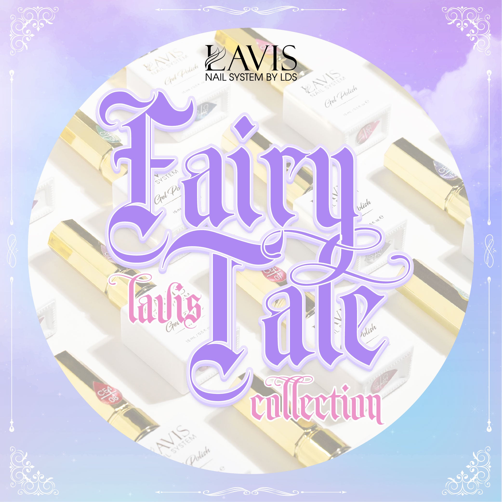 LAVIS Cat Eyes CE4 - 08 - Gel Polish 0.5 oz - Fairy Tale