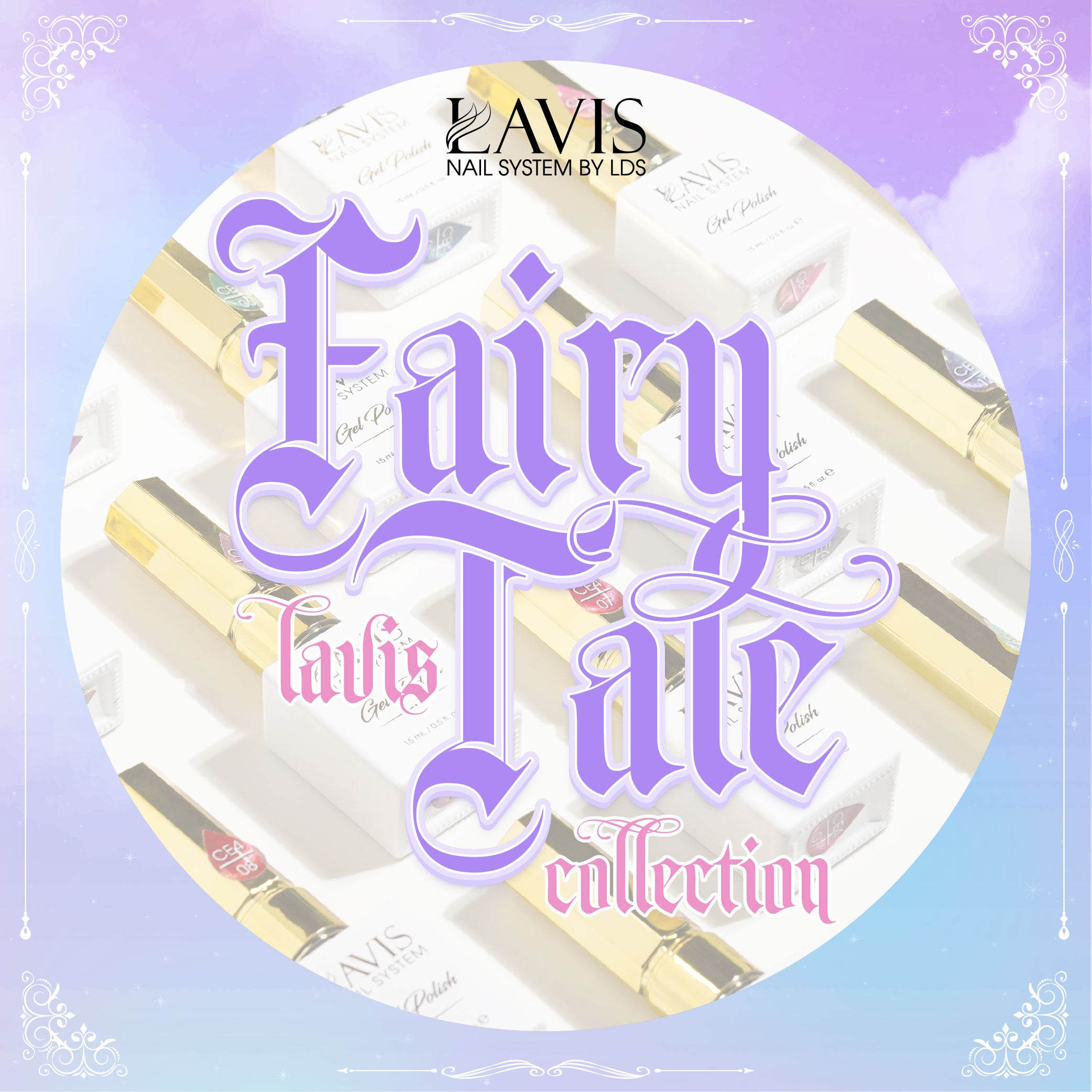 LAVIS Cat Eyes CE4 - 10 - Gel Polish 0.5 oz - Fairy Tale