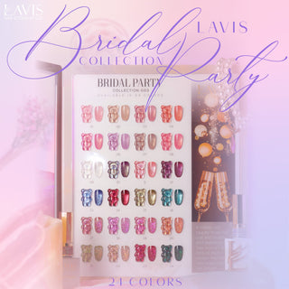 LAVIS 05 (G03-ver2) - Gel Polish 0.5 oz - Bridal Party Glitter Collection