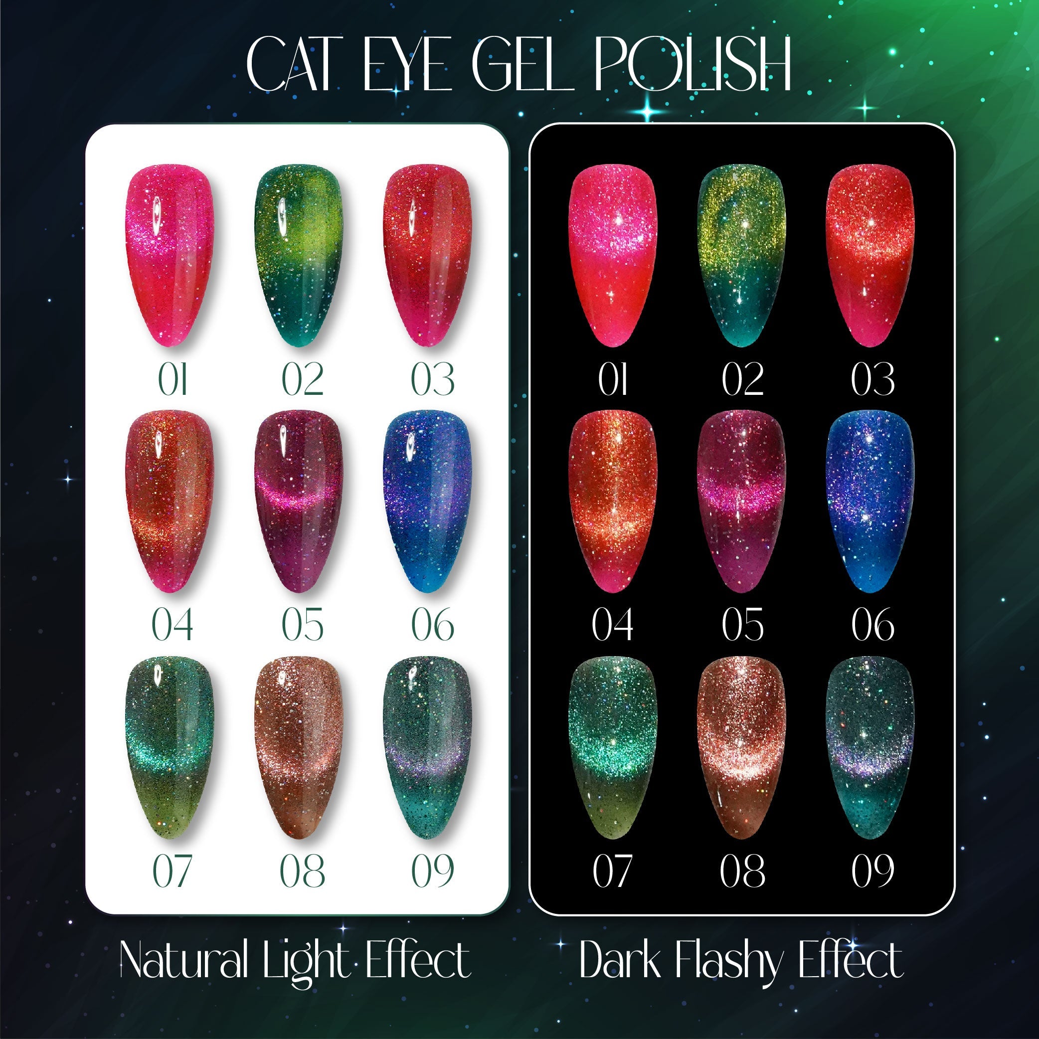 LAVIS Cat Eye CE6 (Ver2)  - 05 - Gel Polish 0.5 oz - Starlight Collection