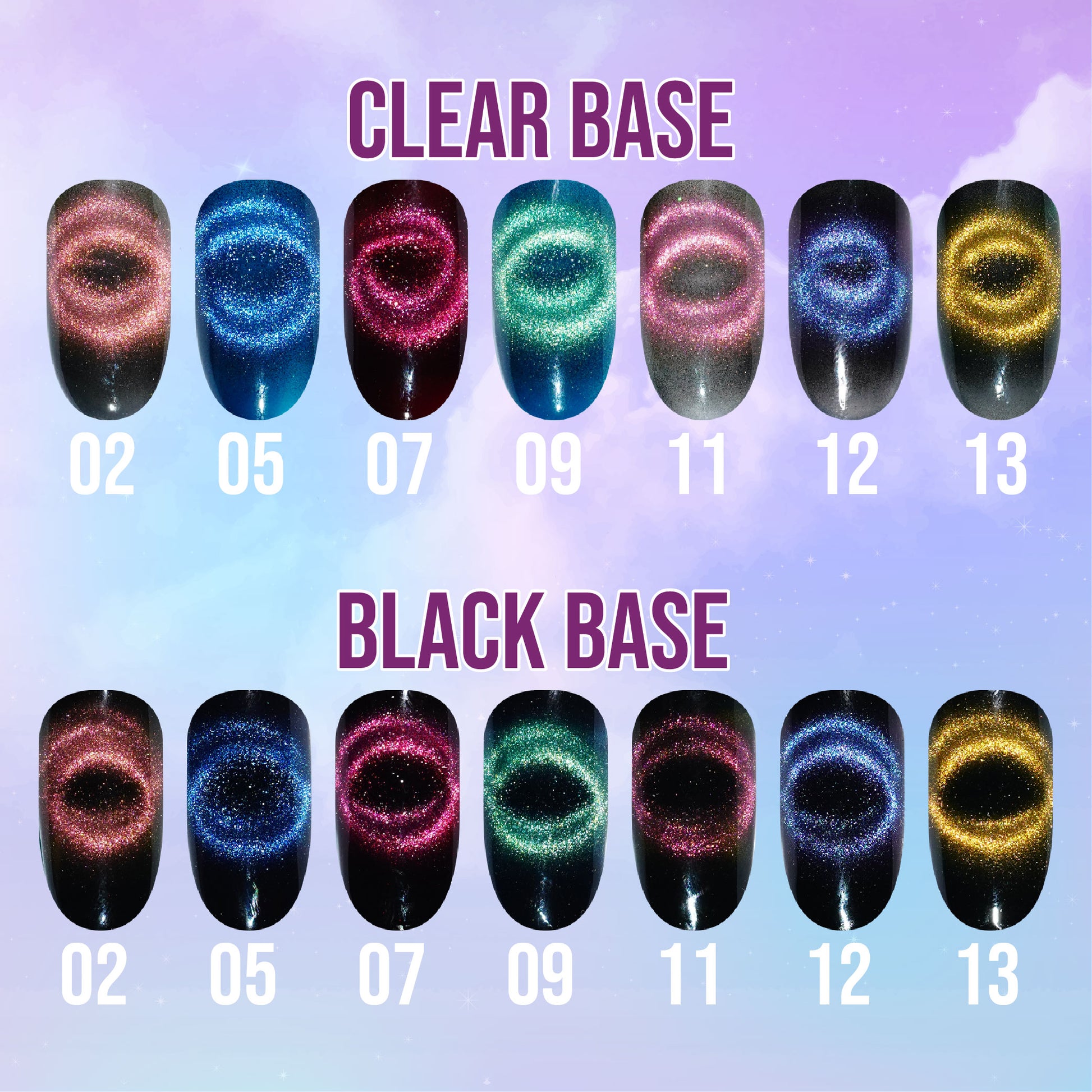 LAVIS Cat Eyes CE4 - 13 - Gel Polish 0.5 oz - Fairy Tale