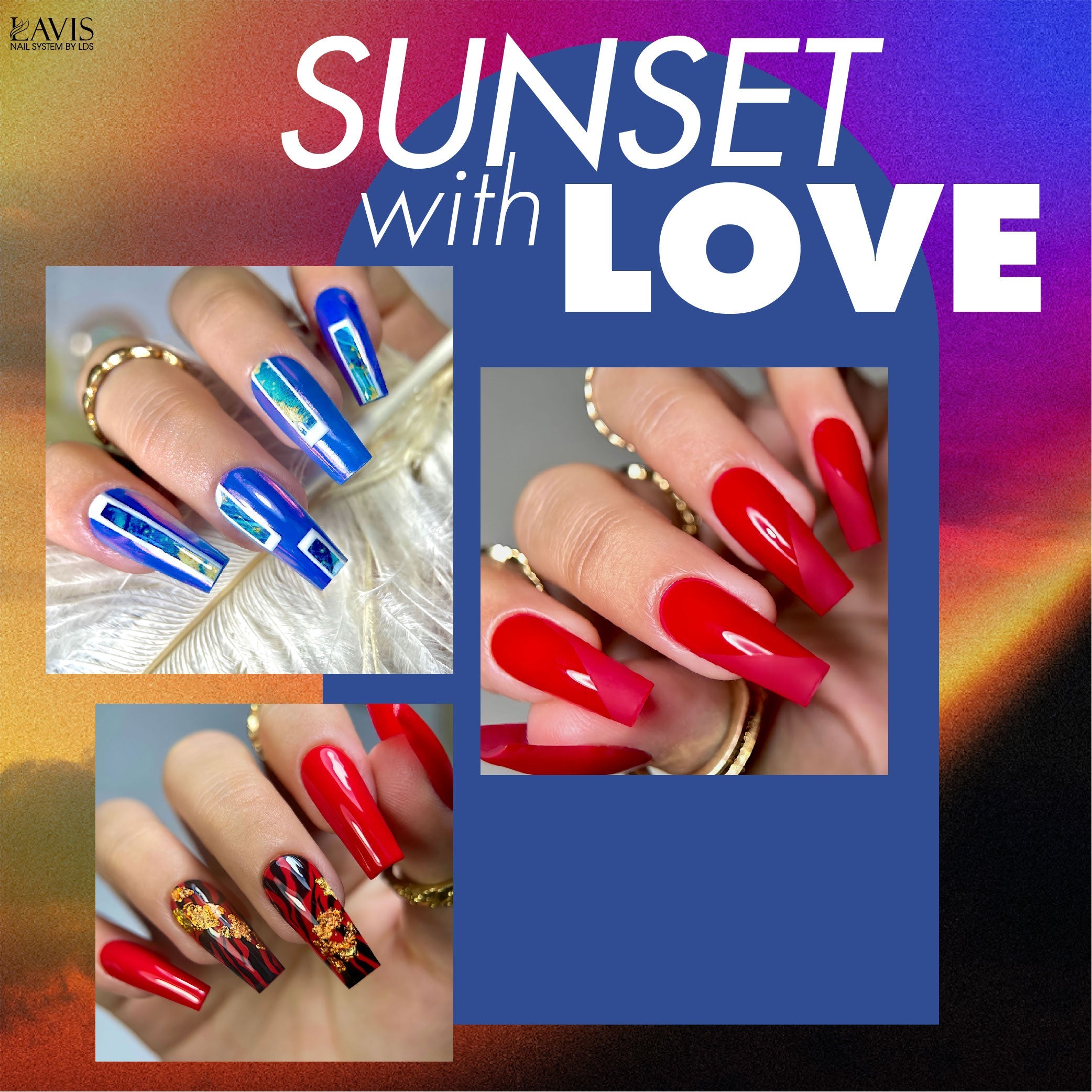  Lavis Gel Sunset With Love Set G5 (6 colors): 219, 220, 222, 223, 225, 226