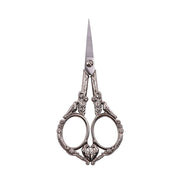 Vintage plum blossom scissors classic design sewing scissors - Silver