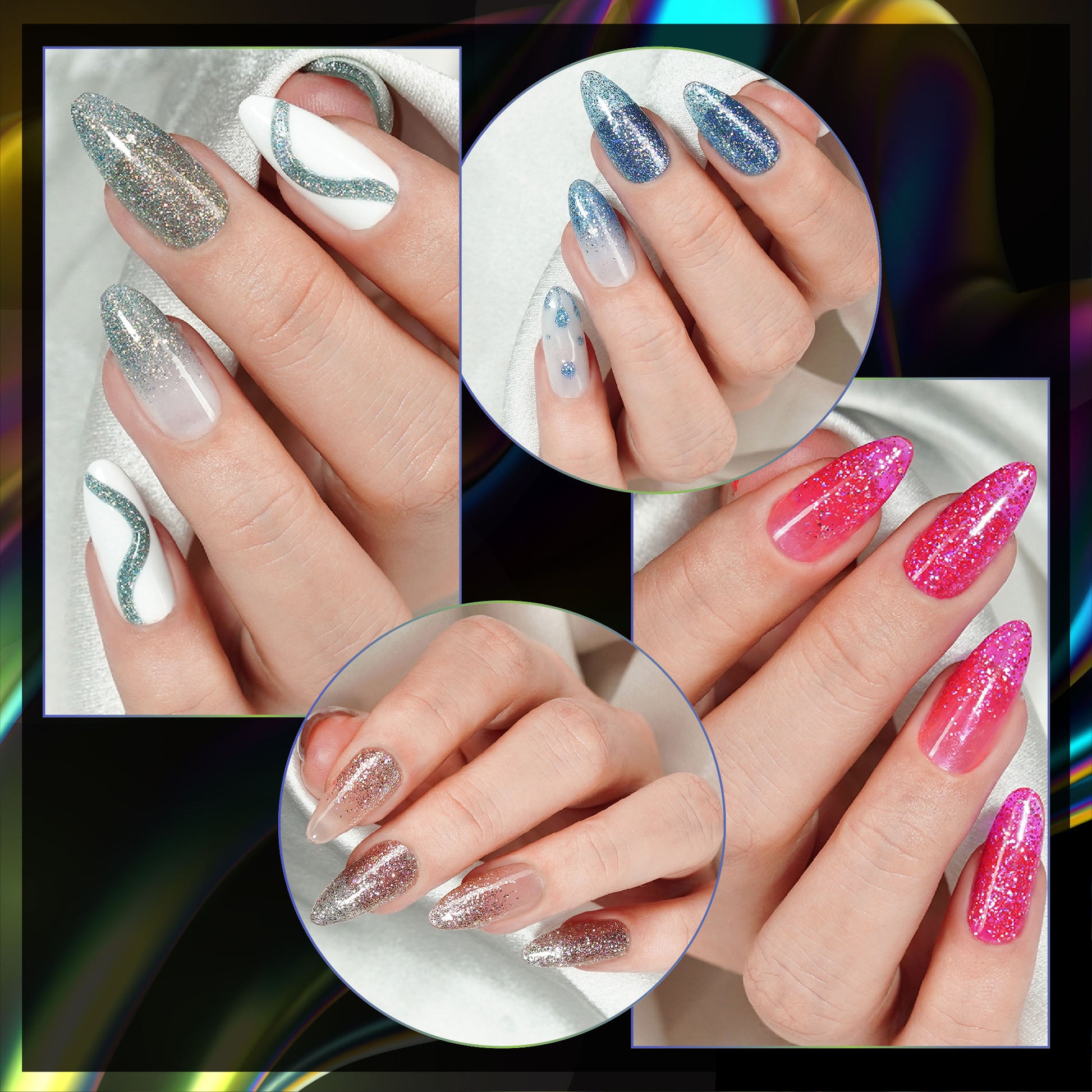 LAVIS Glitter G02 - Gel Polish 0.5 oz - Pillow Talk Collection