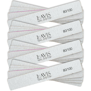 Lavis 50Pcs Jumbo Files 80/100