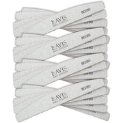 Lavis 50Pcs Halfmoon Files 80/80