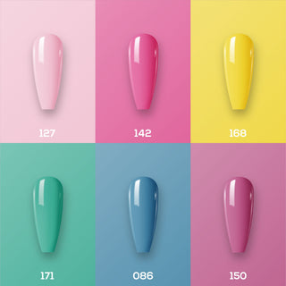  Lavis Gel Summer Color Set G10 (6 colors): 024, 034, 047, 140, 035, 063