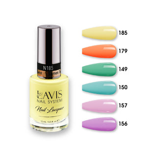  Lavis Healthy Nail Lacquer Summer Set N7 (6 colors): 185, 179, 149, 150, 157, 156