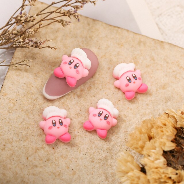 #377-381 2PCS Kirby Nail Charm