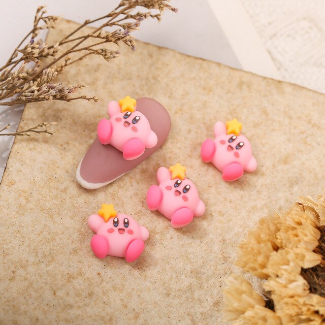 #377-381 2PCS Kirby Nail Charm